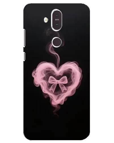 Чохол для Nokia 8.1 (2018) з картинкою «Димчасте серце» Чохол для Nokia 8.1 (2018) з картинкою «Димчасте серце»