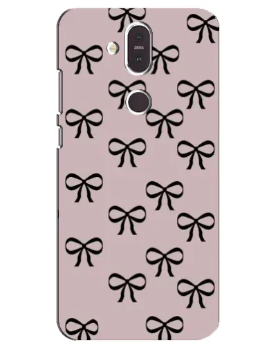 Чохол для Nokia 8.1 (2018) з картинкою «Чорні бантики» Чохол для Nokia 8.1 (2018) з картинкою «Чорні бантики»