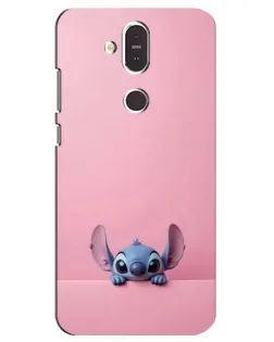 Чохол для Nokia 8.1 (2018) з картинкою «Stitch визирає» Чохол для Nokia 8.1 (2018) з картинкою «Stitch визирає»