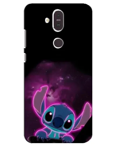 Чехол для Nokia 8.1 (2018) с картинкой «Неоновый Stitch» Чехол для Nokia 8.1 (2018) с картинкой «Неоновый Stitch»