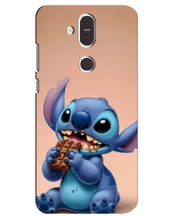 Чохол для Nokia 8.1 (2018) з картинкою «Стіч їсть шоколад» Чохол для Nokia 8.1 (2018) з картинкою «Стіч їсть шоколад»