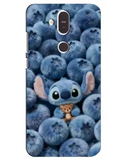 Чохол для Nokia 8.1 (2018) з картинкою «Стіч та лохина» Чохол для Nokia 8.1 (2018) з картинкою «Стіч та лохина»