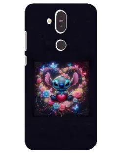 Чохол для Nokia 8.1 (2018) з картинкою «Stitch у квітах» Чохол для Nokia 8.1 (2018) з картинкою «Stitch у квітах»