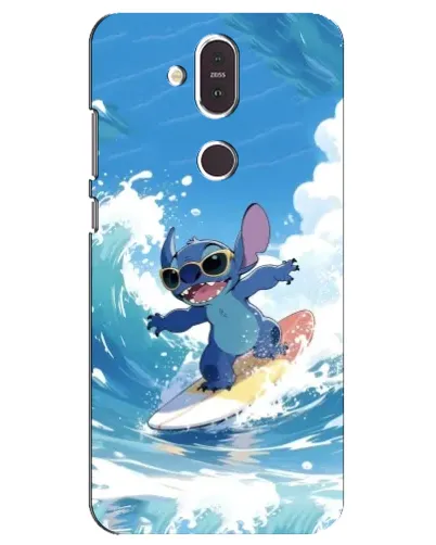 Чехол для Nokia 8.1 (2018) с картинкой «Стич на волне» Чехол для Nokia 8.1 (2018) с картинкой «Стич на волне»