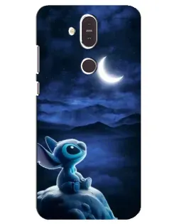 Чохол для Nokia 8.1 (2018) з картинкою «Місячна ніч Стіча» Чохол для Nokia 8.1 (2018) з картинкою «Місячна ніч Стіча»