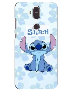 Чохол для Nokia 8.1 (2018) з картинкою «Stitch серед квітів» Чохол для Nokia 8.1 (2018) з картинкою «Stitch серед квітів»