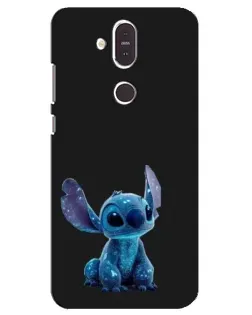 Чохол для Nokia 8.1 (2018) з картинкою «Стіч на чорному» Чохол для Nokia 8.1 (2018) з картинкою «Стіч на чорному»