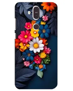 Чехол для Nokia 8.1 (2018) с картинкой «Цветочная феерия» Чехол для Nokia 8.1 (2018) с картинкой «Цветочная феерия»