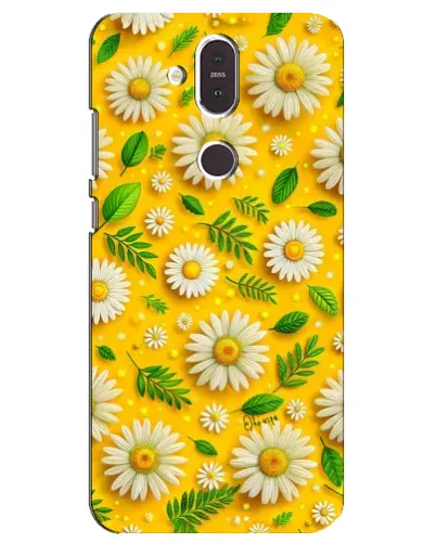 Чехол для Nokia 8.1 (2018) с картинкой «Ромашковое солнце»