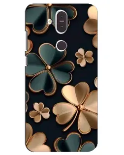 Чехол для Nokia 8.1 (2018) с картинкой «Клевер в золоте» Чехол для Nokia 8.1 (2018) с картинкой «Клевер в золоте»
