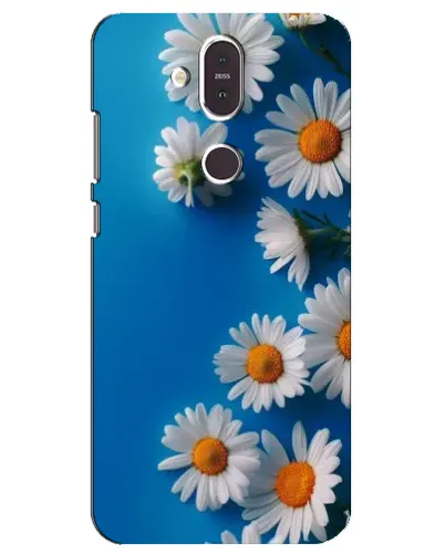 Чехол для Nokia 8.1 (2018) с картинкой «Белоснежные маргаритки»