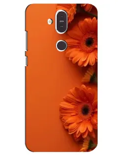 Чехол для Nokia 8.1 (2018) с картинкой «Оранжевые герберы» Чехол для Nokia 8.1 (2018) с картинкой «Оранжевые герберы»
