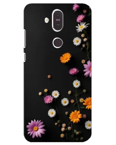 Чехол для Nokia 8.1 (2018) с картинкой «Цветочная композиция»