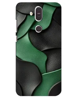 Чохол для Nokia 8.1 (2018) з картинкою «Зелені шкіряні хвилі» Чохол для Nokia 8.1 (2018) з картинкою «Зелені шкіряні хвилі»