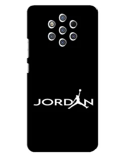 Чохол для Nokia 9 з картинкою «Jordan White Logo»