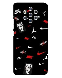 Чохол для Nokia 9 з картинкою «Nike Mix Pattern»