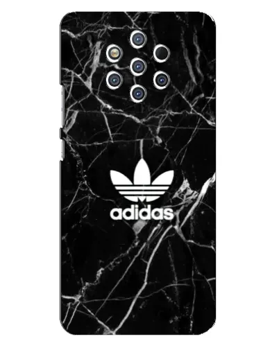 Чохол для Nokia 9 з картинкою «Білий мармур Adidas»