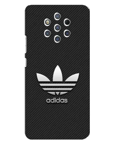 Чохол для Nokia 9 з картинкою «Adidas Карбонова текстура»