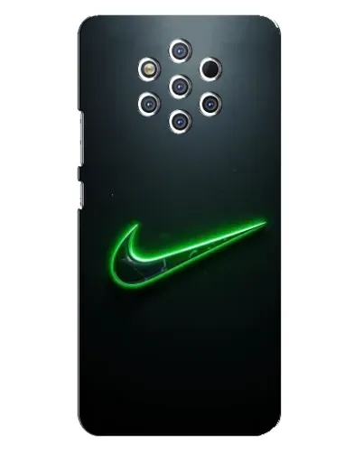 Чохол для Nokia 9 з картинкою «Неоновий контур Nike»