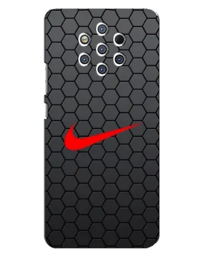 Чохол для Nokia 9 з картинкою «Nike — карбонова сітка»