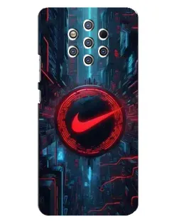 Чохол для Nokia 9 з картинкою «Техногенний стиль Nike»