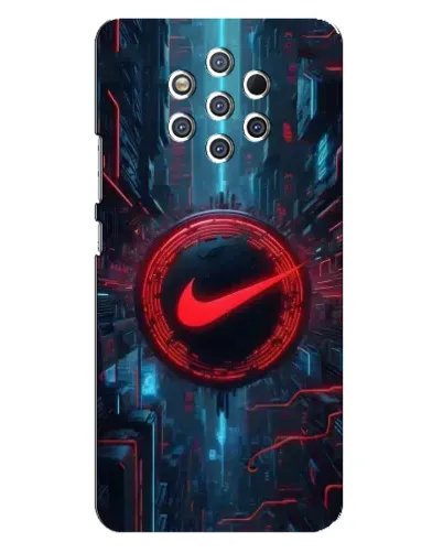 Чохол для Nokia 9 з картинкою «Техногенний стиль Nike»