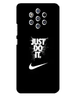 Чохол для Nokia 9 з картинкою «Текстовий принт Nike»