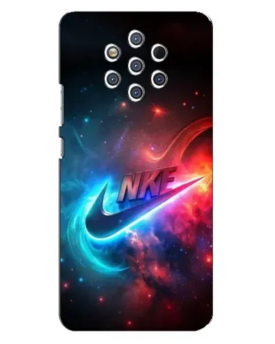 Чохол для Nokia 9 з картинкою «Вогняний логотип Nike»