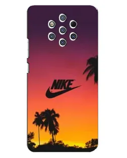 Чохол для Nokia 9 з картинкою «Nike на заході сонця»