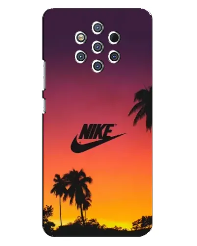 Чохол для Nokia 9 з картинкою «Nike на заході сонця»