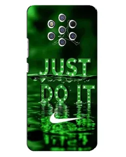 Чохол для Nokia 9 з картинкою «Зелений неоновий Nike»
