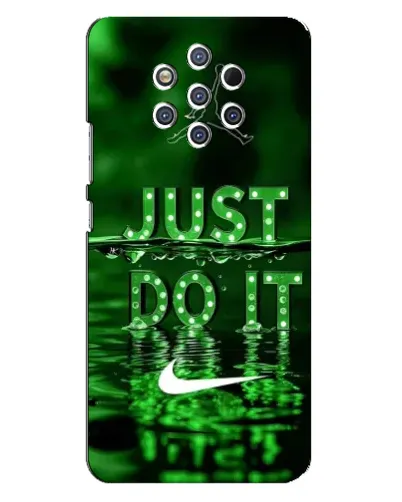 Чохол для Nokia 9 з картинкою «Зелений неоновий Nike»