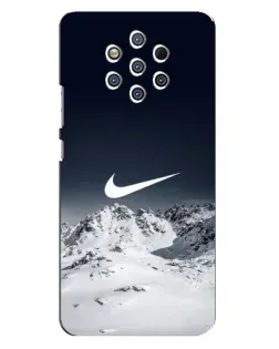 Чохол для Nokia 9 з картинкою «Nike — зимові гори»