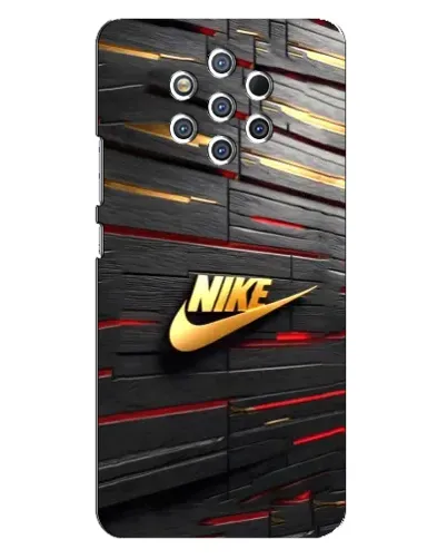 Чохол для Nokia 9 з картинкою «Золотий Nike на металі»
