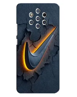 Чохол для Nokia 9 з картинкою «Об'ємний логотип Найк»