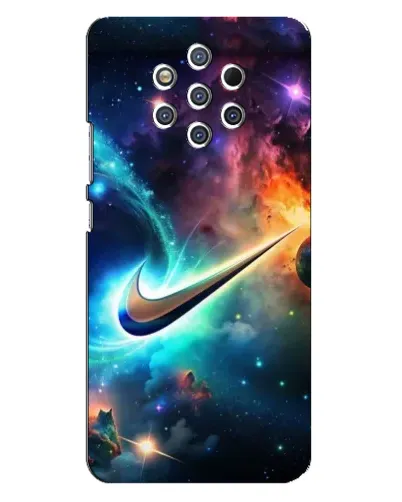 Чохол для Nokia 9 з картинкою «Космічний Nike Swoosh»
