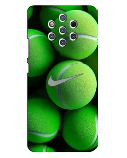 Чохол для Nokia 9 з картинкою «Тенісні м'ячі Найк»