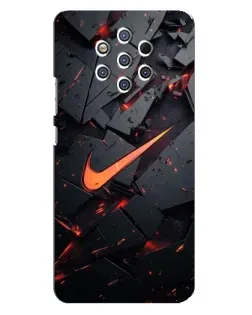 Чохол для Nokia 9 з картинкою «Nike — ефект розломів»