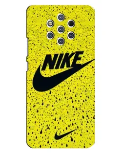 Чохол для Nokia 9 з картинкою «Жовтий текстурний Nike»