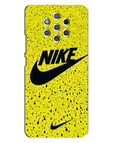 Чохол для Nokia 9 з картинкою «Жовтий текстурний Nike»