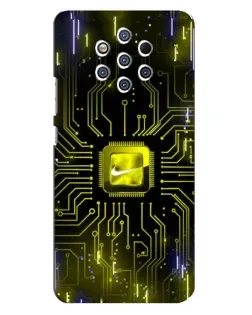 Чохол для Nokia 9 з картинкою «Nike — золота іскра»