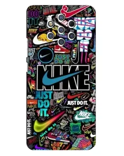 Чохол для Nokia 9 з картинкою «Яскравий колаж Nike»
