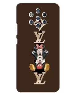 Чехол для Nokia 9 с картинкой «LV и Микки Маус»