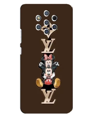 Чехол для Nokia 9 с картинкой «LV и Микки Маус»