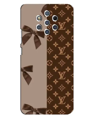 Чехол для Nokia 9 с картинкой «Louis Vuitton — банты»