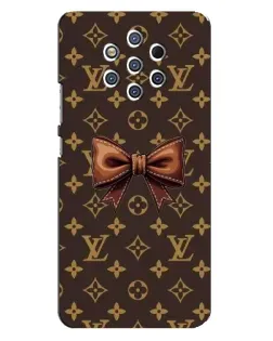Чехол для Nokia 9 с картинкой «LV с бантом»