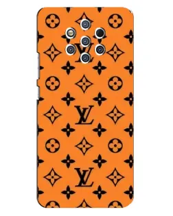 Чехол для Nokia 9 с картинкой «Оранжевый стиль LV»