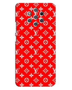 Чехол для Nokia 9 с картинкой «Яркий паттерн LV»