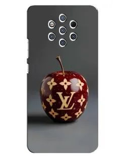 Чехол для Nokia 9 с картинкой «Красное яблоко LV»