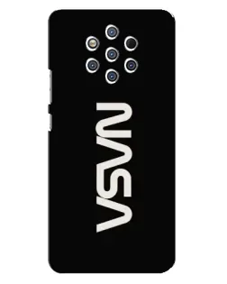 Чохол для Nokia 9 з картинкою «NASA — вертикальний логотип»